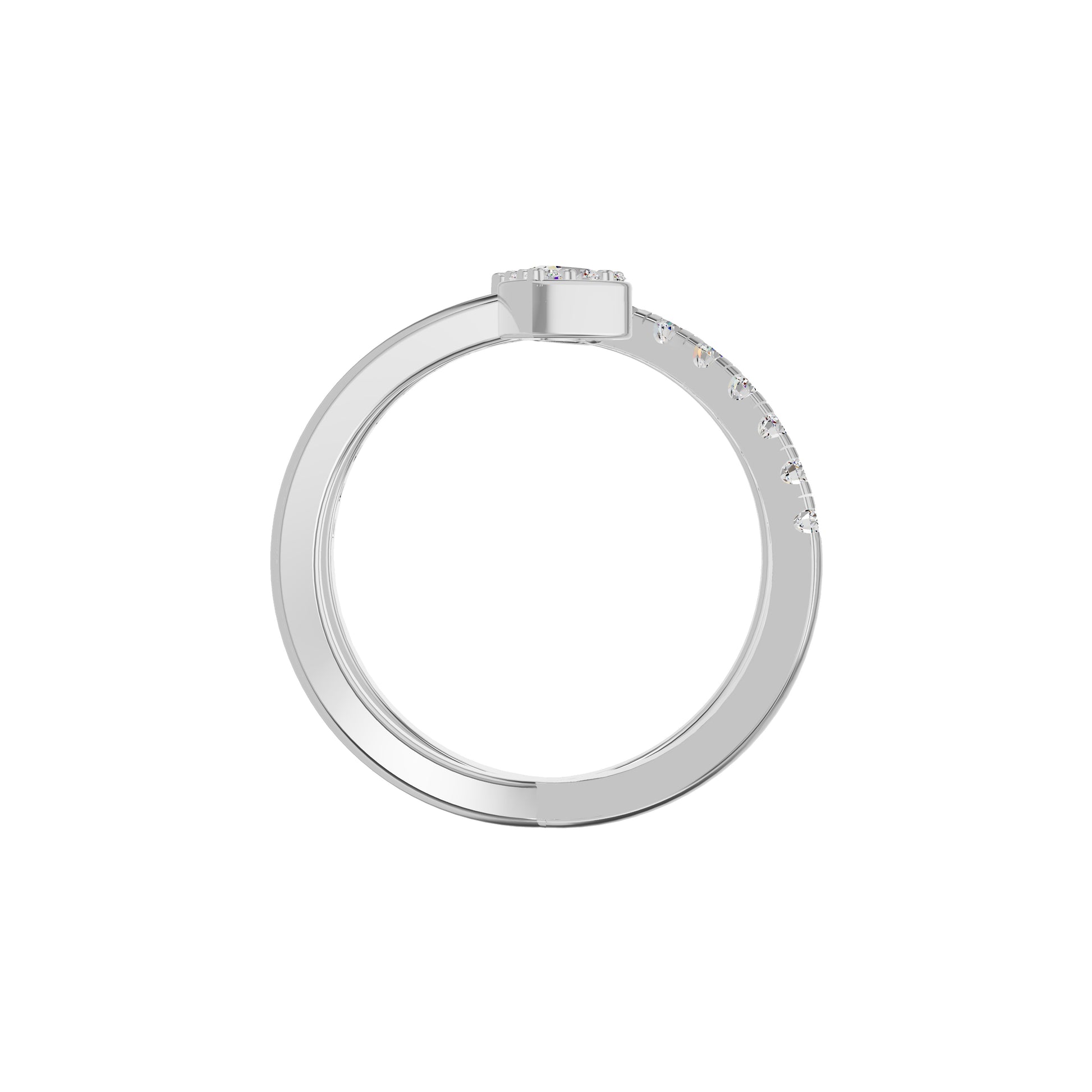 DLR002375 18 KT / White Gold / 18