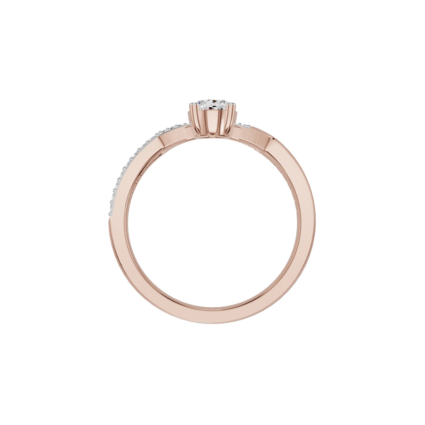 DLR002376 18 KT / Rose Gold / 18