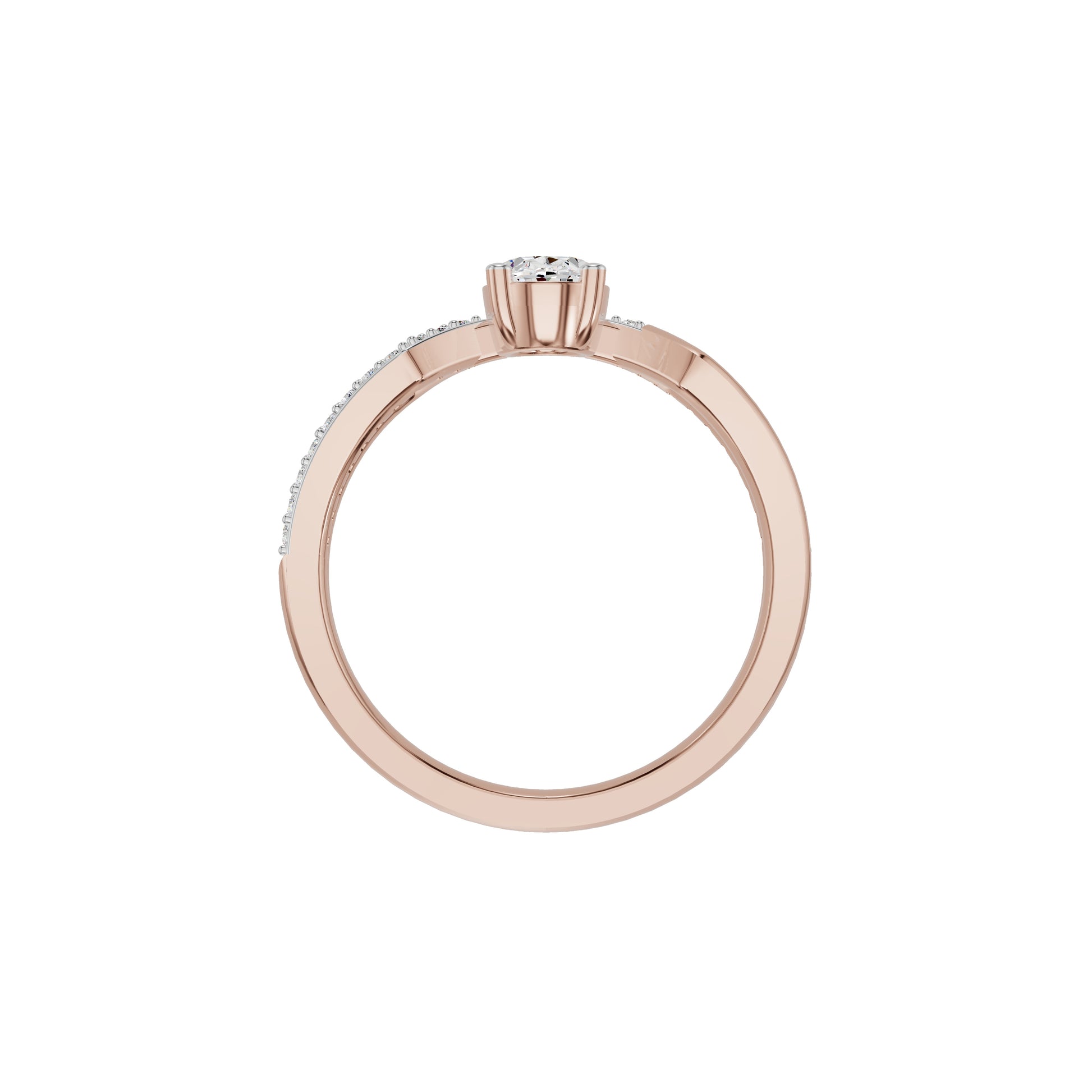 DLR002376 18 KT / Rose Gold / 18