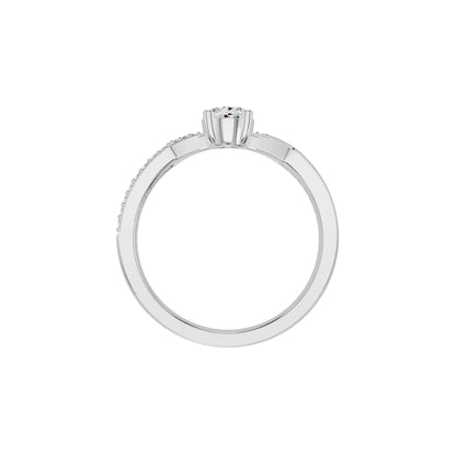 DLR002376 18 KT / White Gold / 18