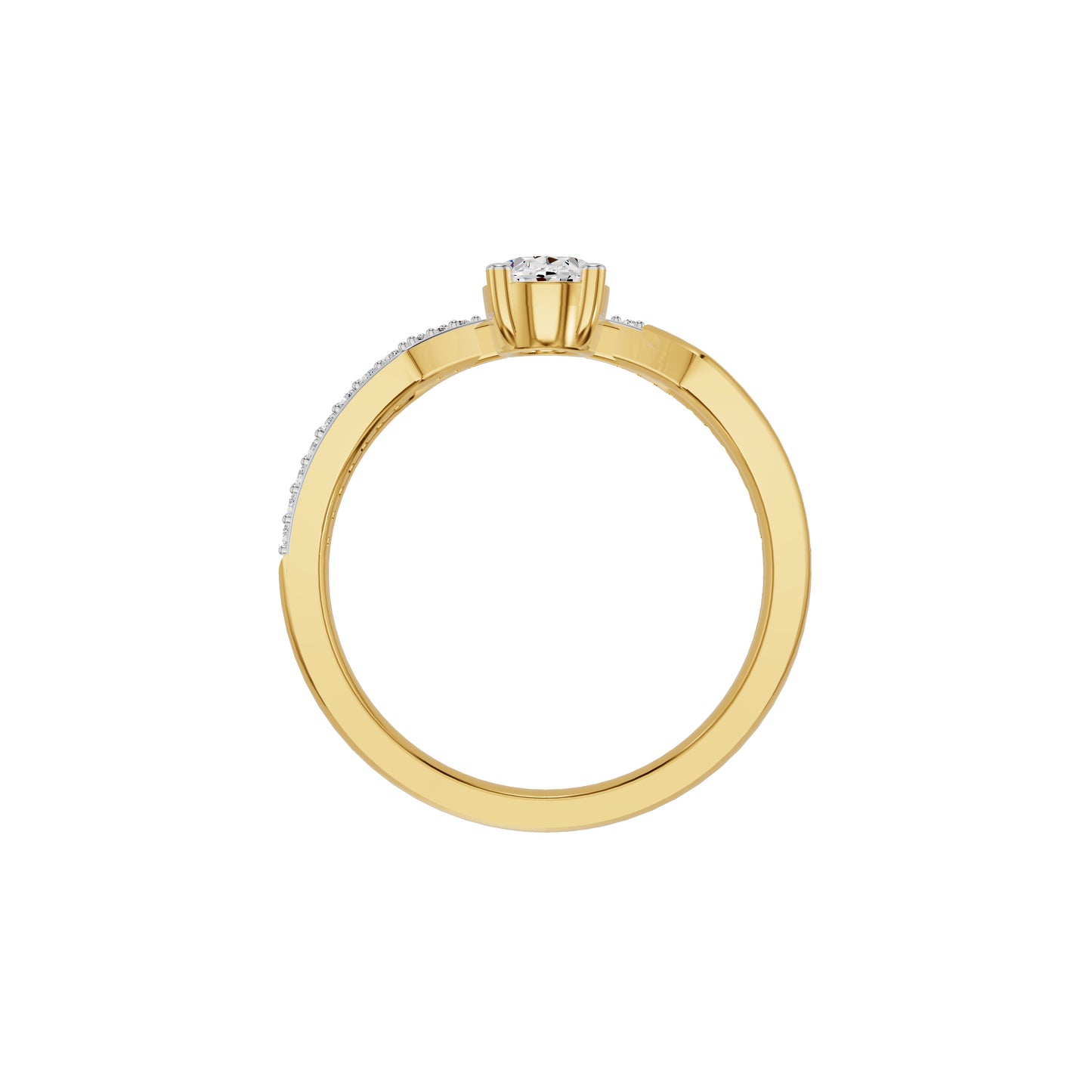 DLR002376 18 KT / Yellow Gold / 18