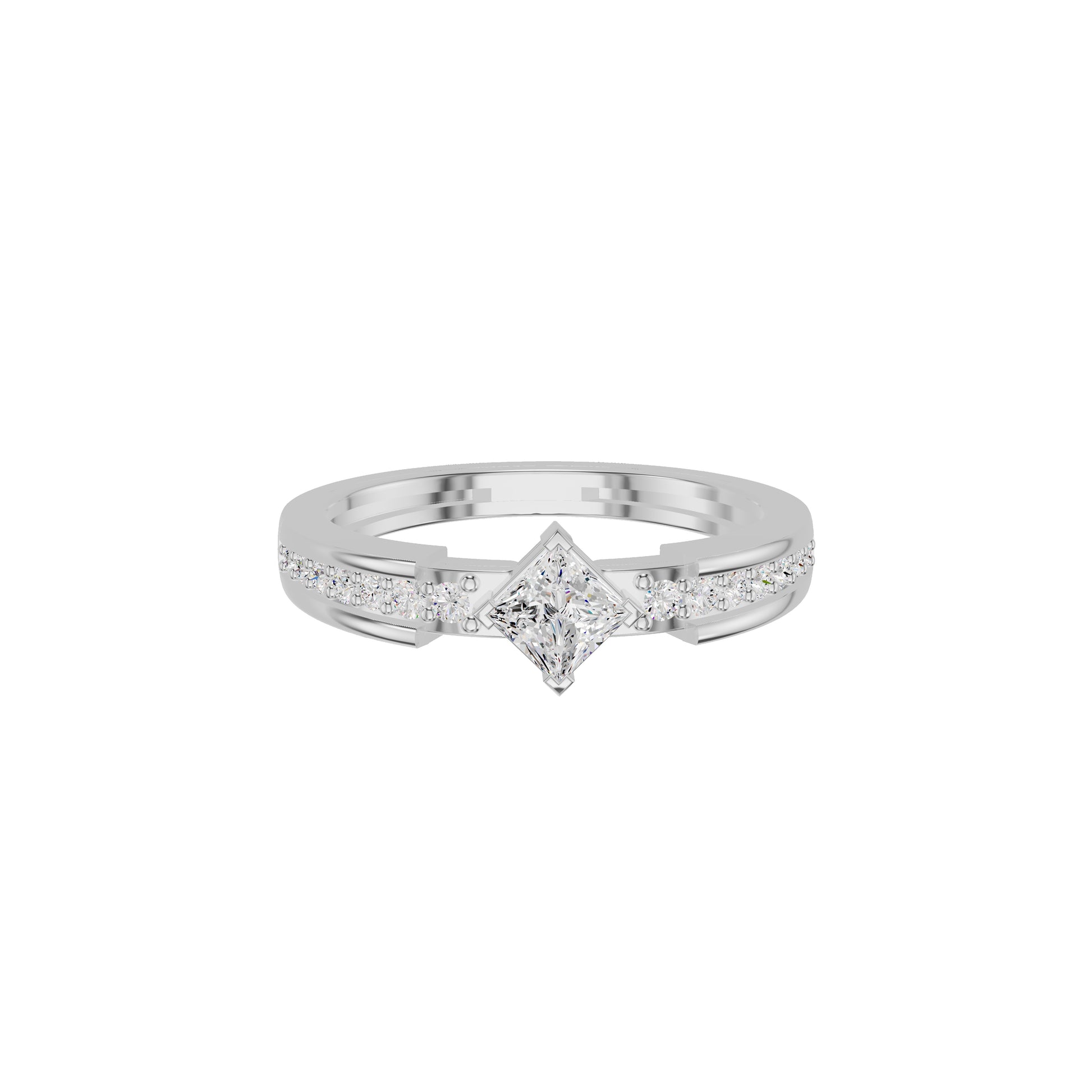DLR002377 18 KT / White Gold / 18