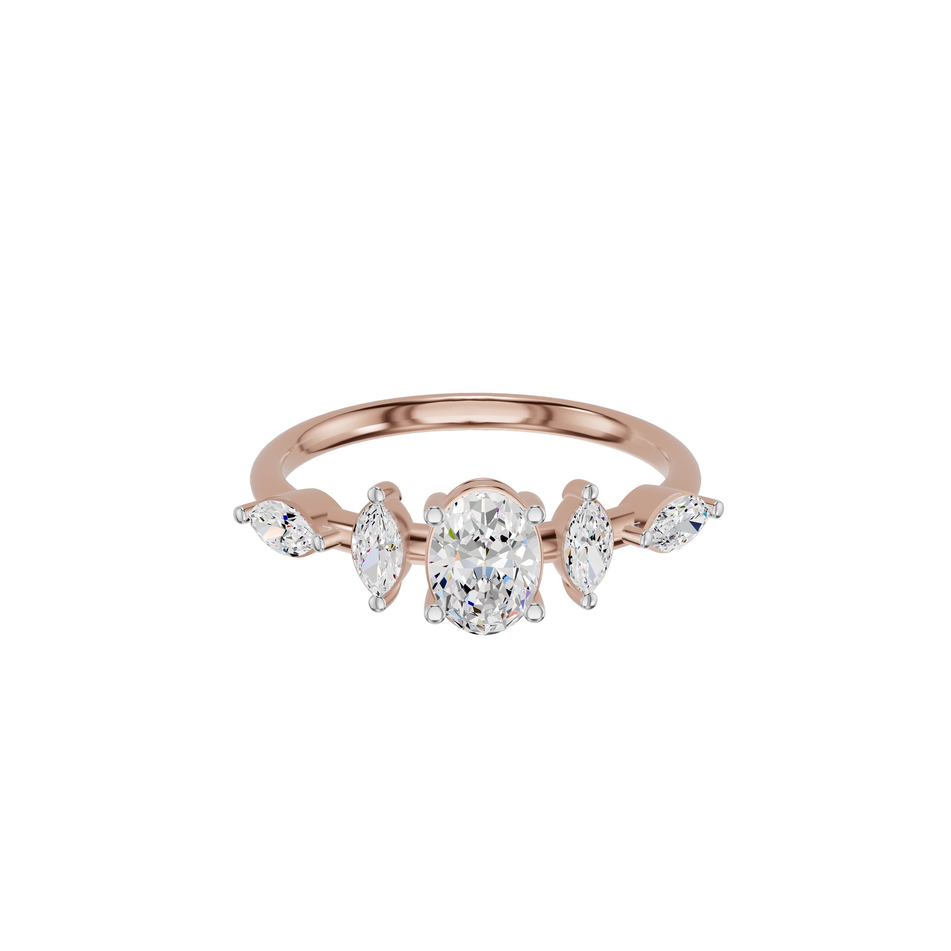 DLR002378 18 KT / Rose Gold / 18