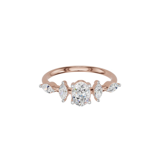 DLR002378 18 KT / Rose Gold / 18