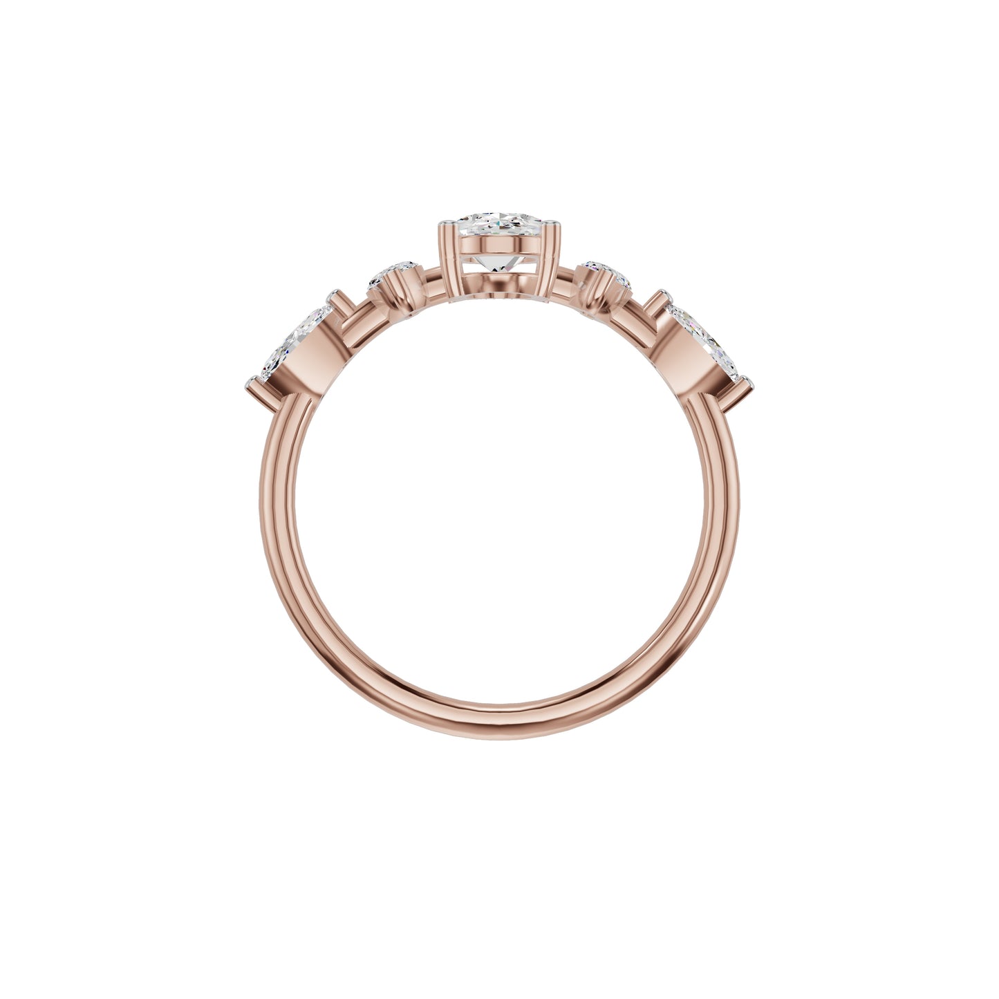 DLR002378 18 KT / Rose Gold / 18