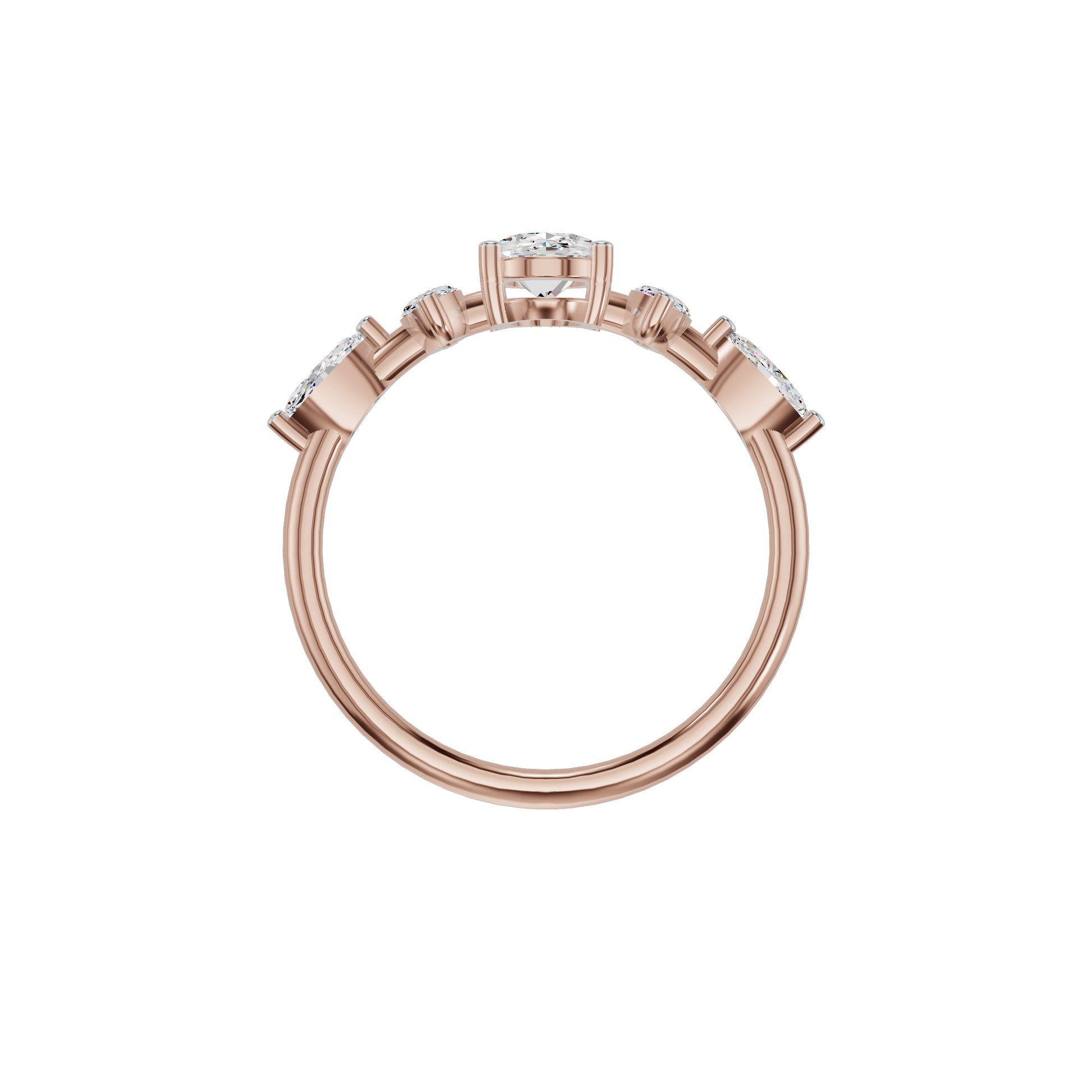DLR002378 18 KT / Rose Gold / 18