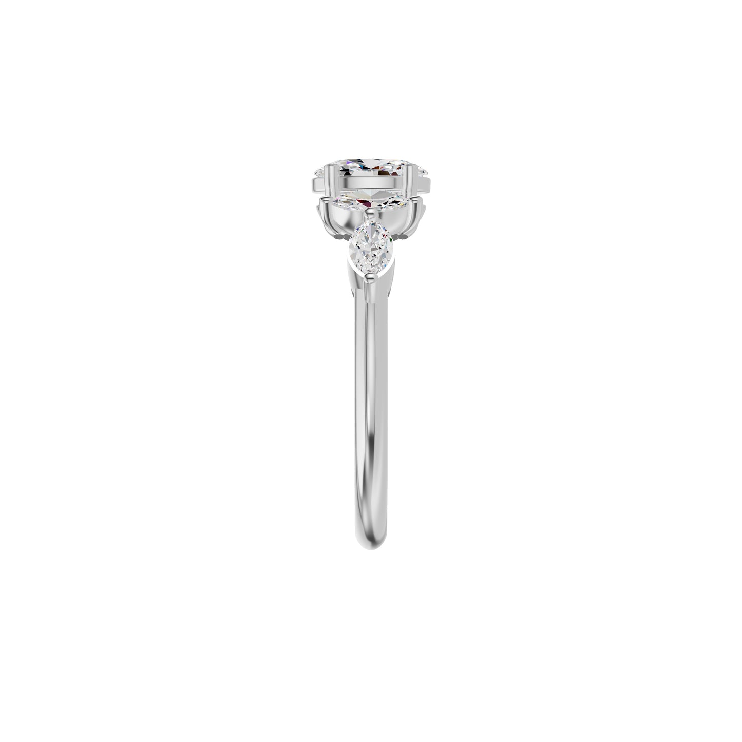 DLR002378 18 KT / White Gold / 18
