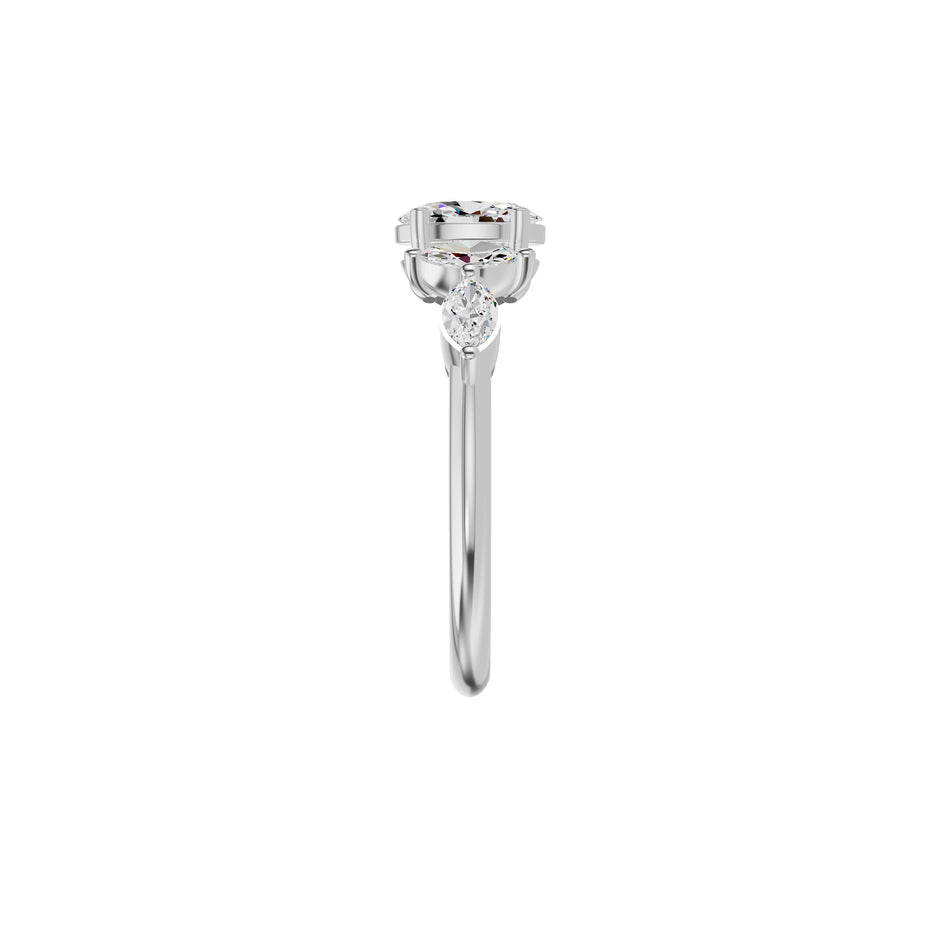 DLR002378 18 KT / White Gold / 18