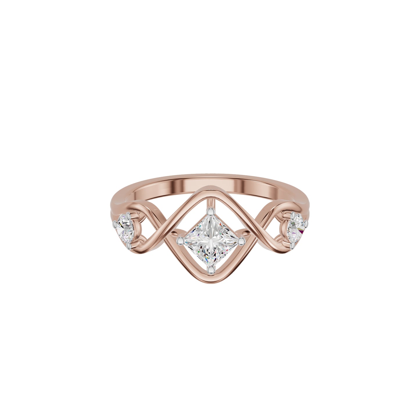 DLR002379 18 KT / Rose Gold / 18