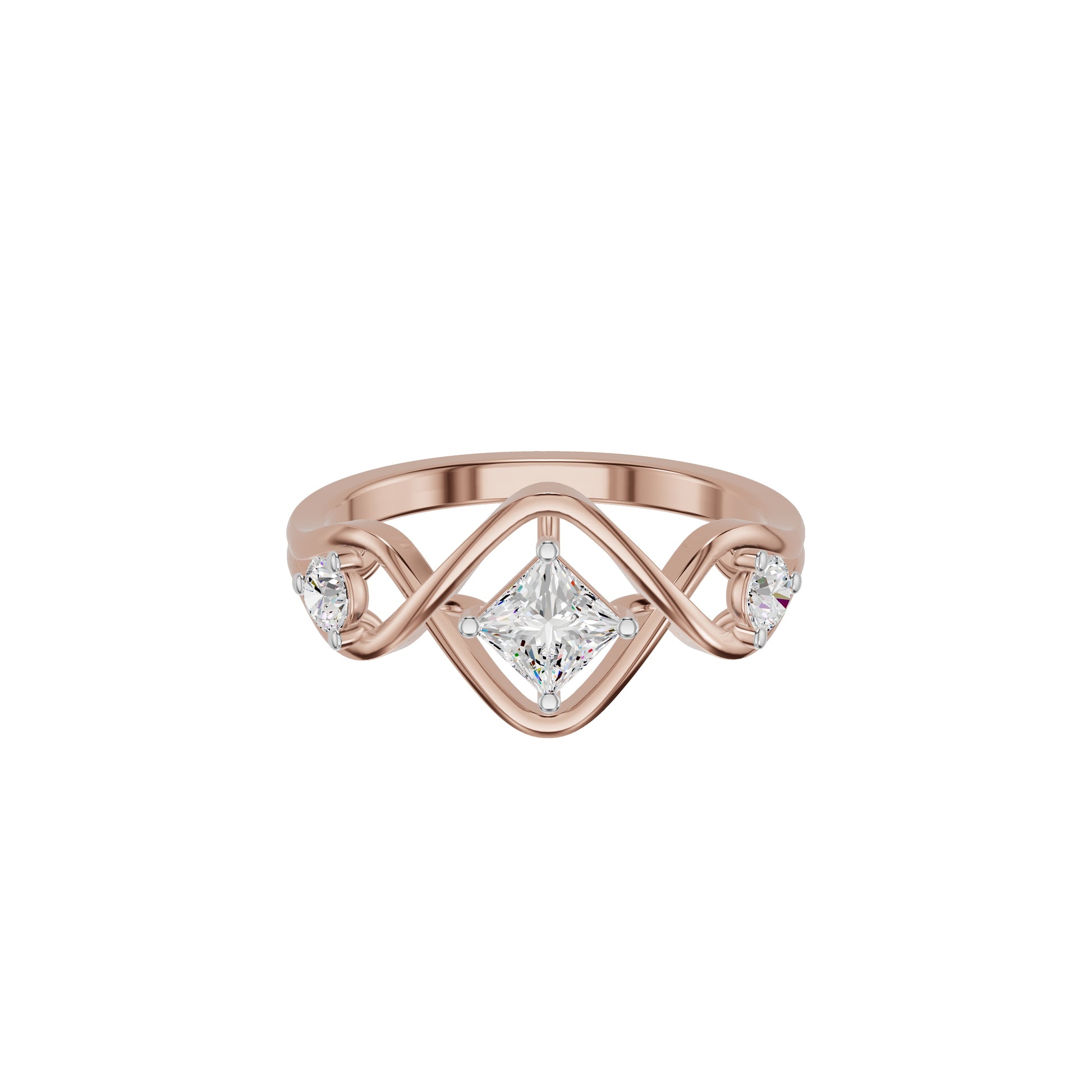 DLR002379 18 KT / Rose Gold / 18