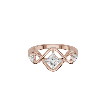 DLR002379 18 KT / Rose Gold / 18