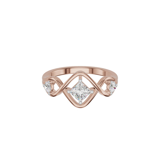 DLR002379 18 KT / Rose Gold / 18