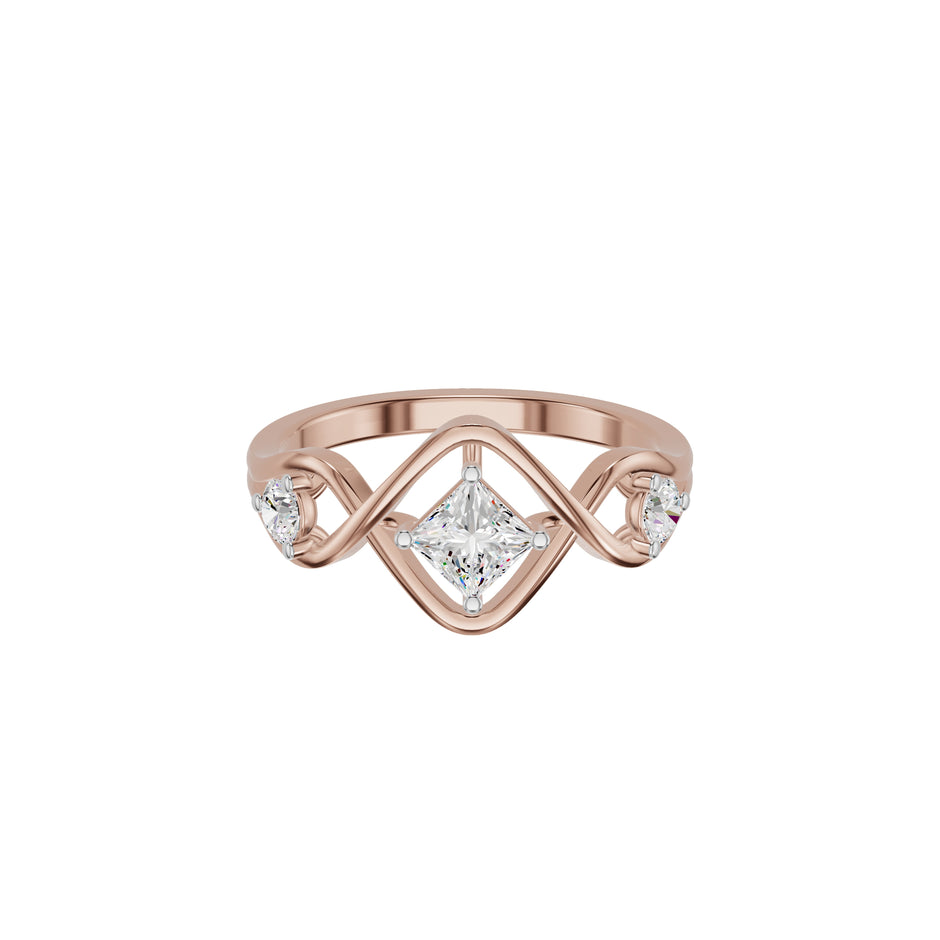 DLR002379 18 KT / Rose Gold / 18