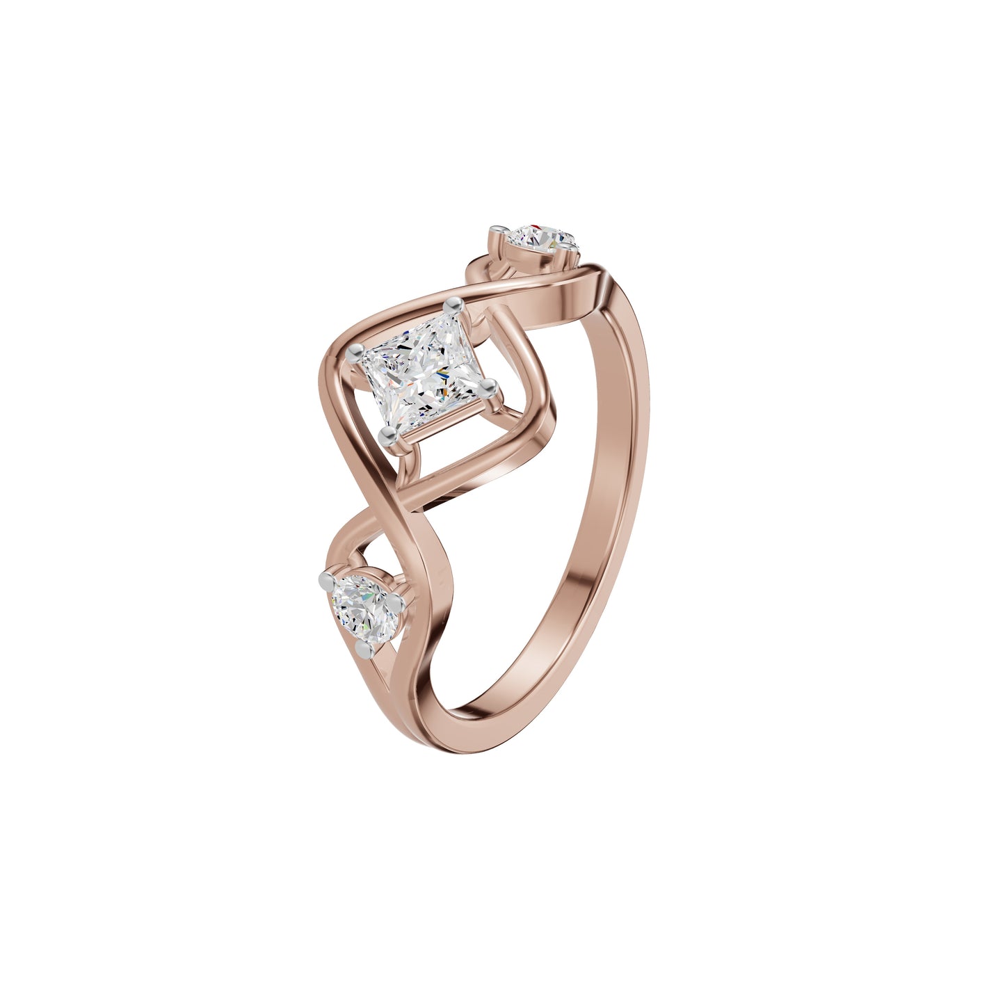 DLR002379 18 KT / Rose Gold / 18