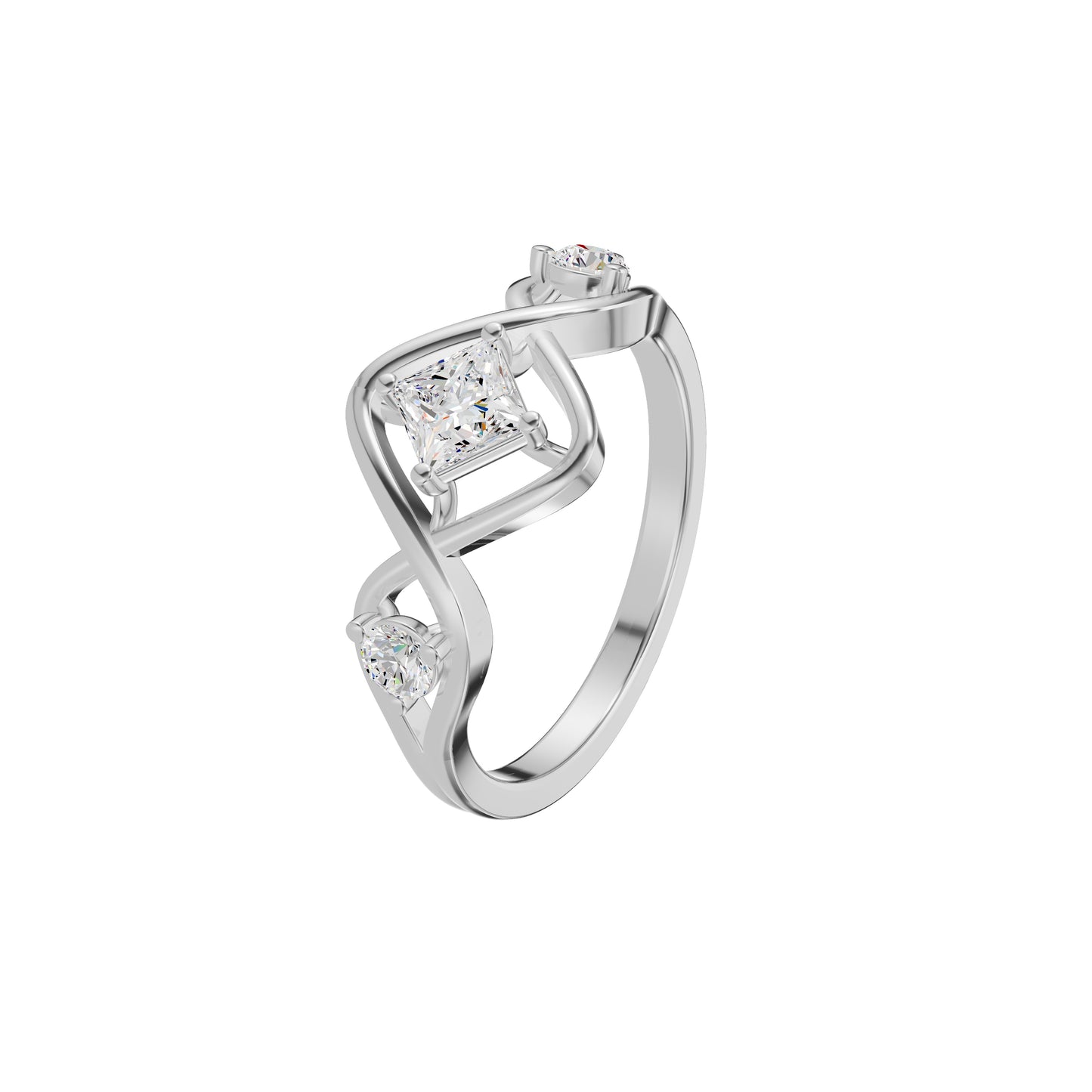 DLR002379 18 KT / White Gold / 18