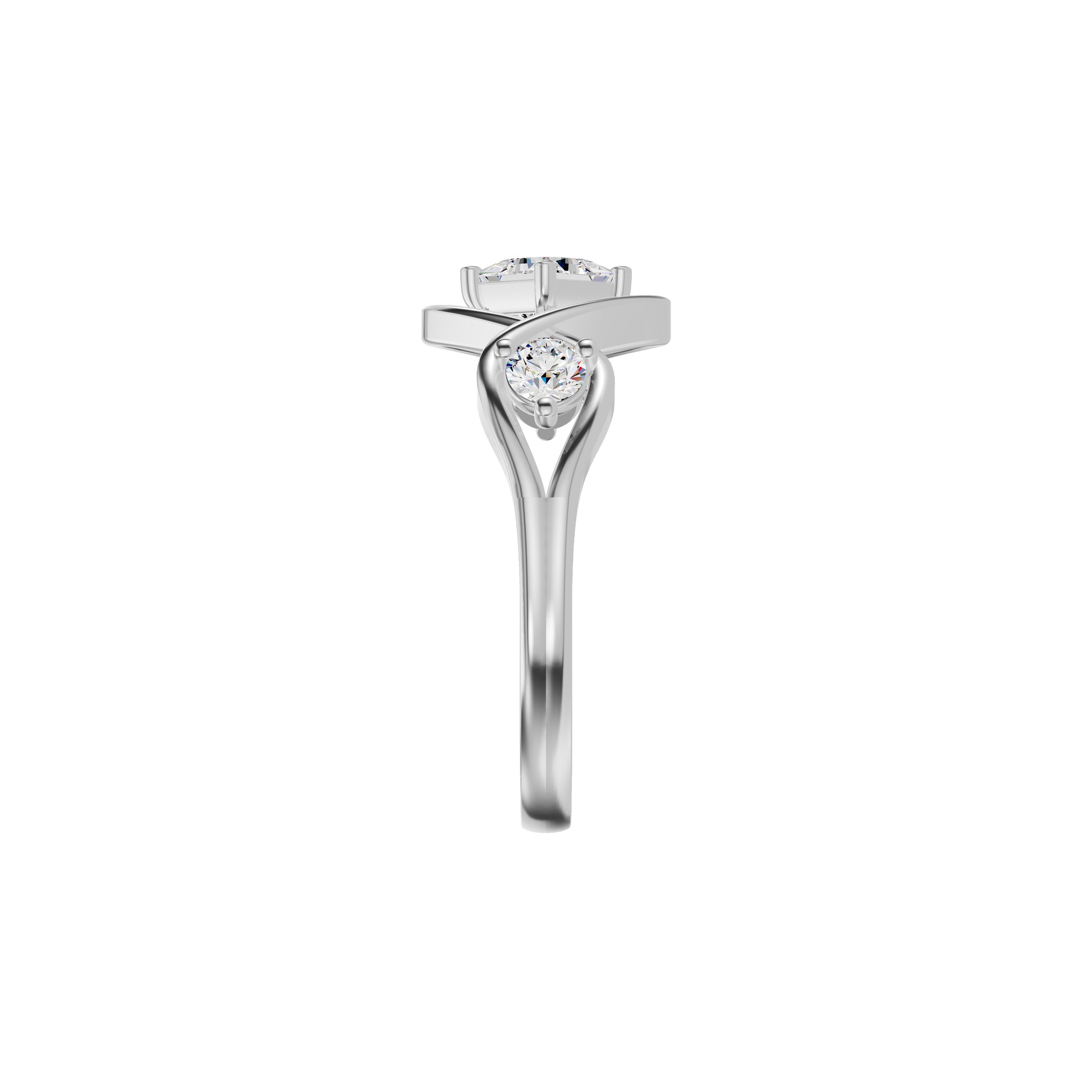 DLR002379 18 KT / White Gold / 18