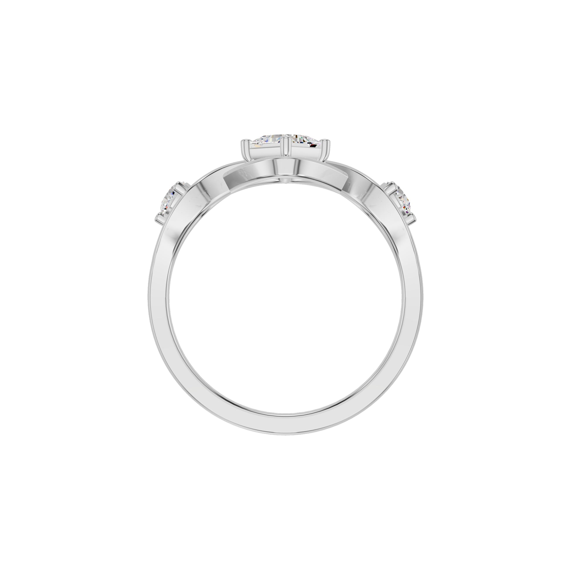 DLR002379 18 KT / White Gold / 18