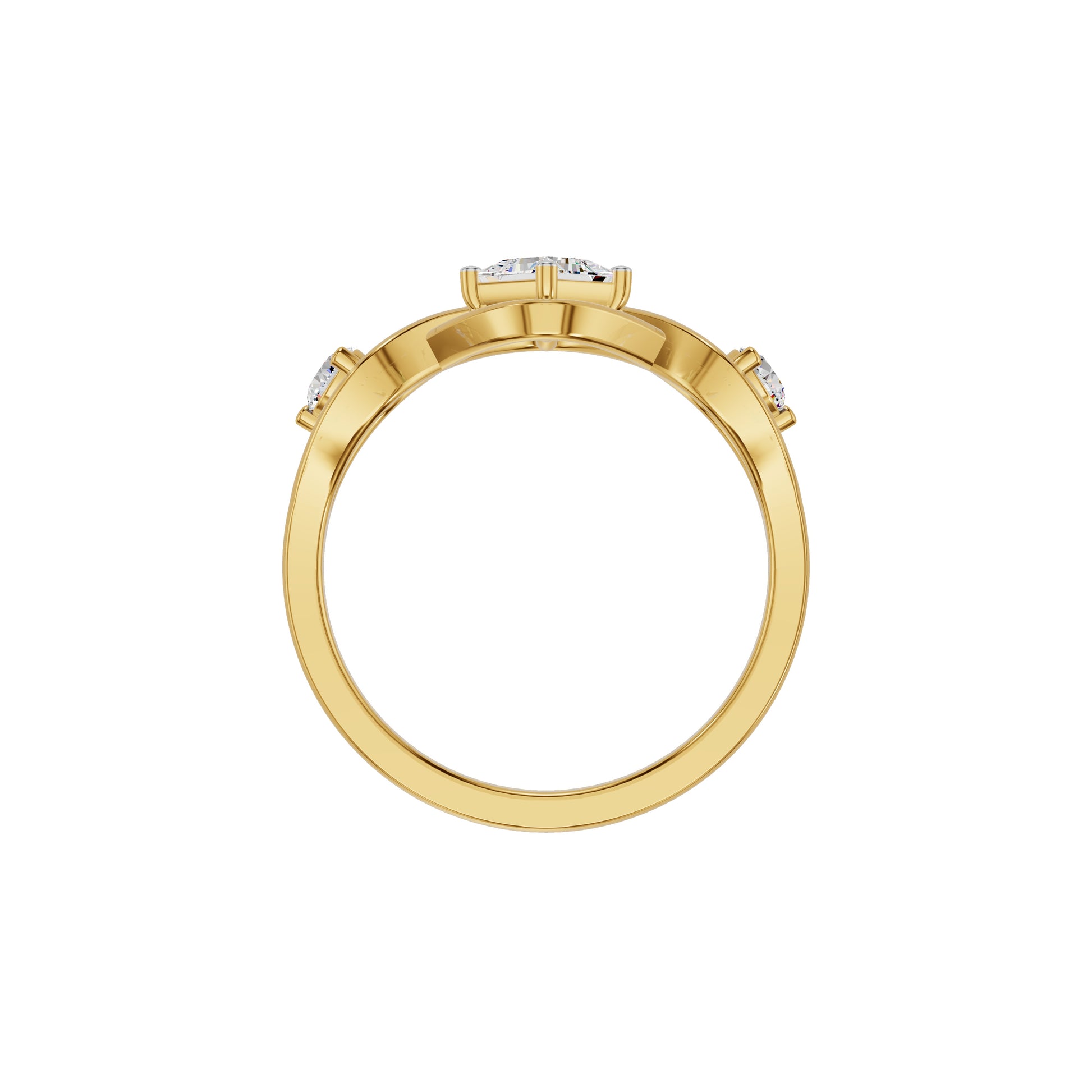 DLR002379 18 KT / Yellow Gold / 18