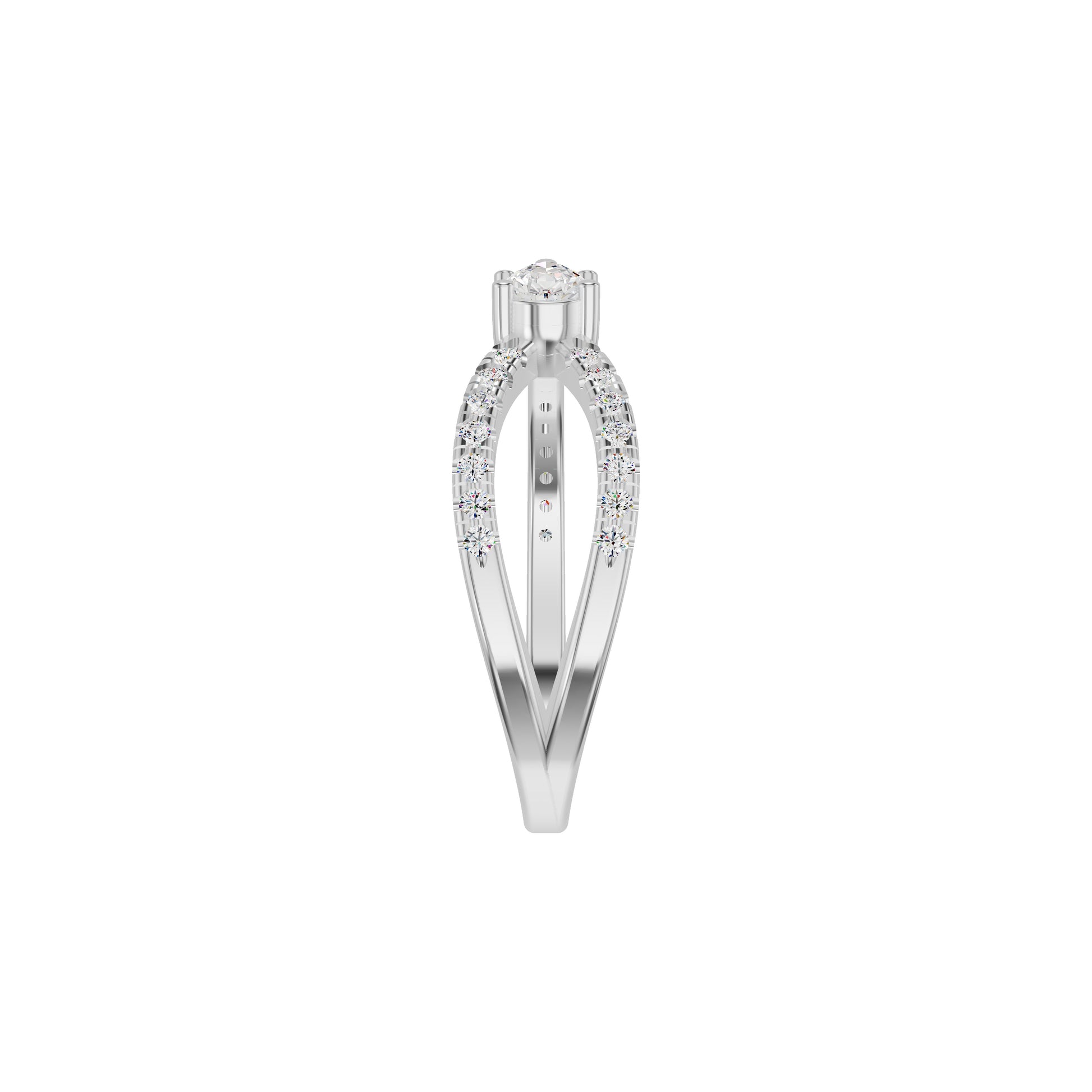 DLR002380 18 KT / White Gold / 18