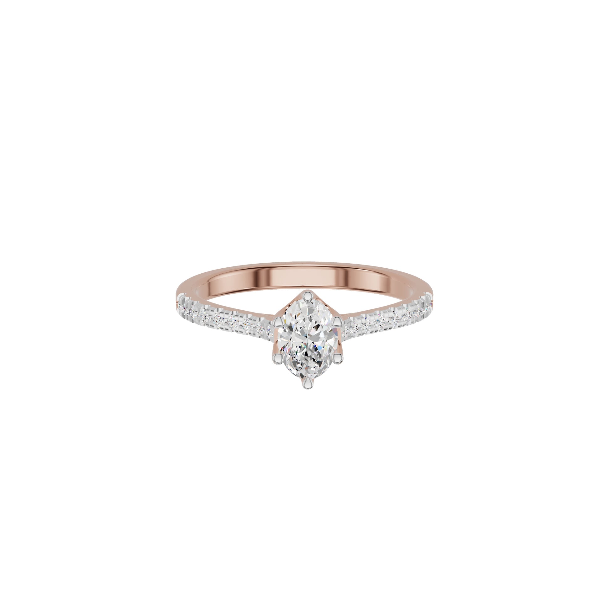 DLR002381 18 KT / Rose Gold / 18