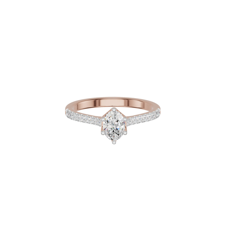 DLR002381 18 KT / Rose Gold / 18
