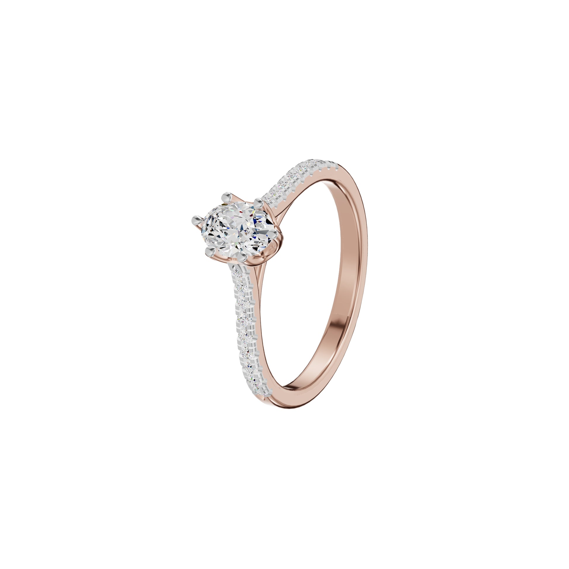 DLR002381 18 KT / Rose Gold / 18