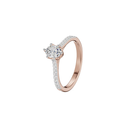 DLR002381 18 KT / Rose Gold / 18