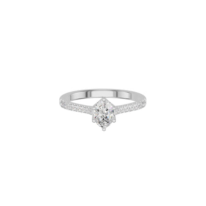 DLR002381 18 KT / White Gold / 18