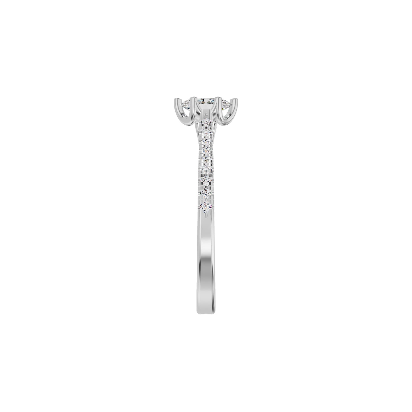 DLR002381 18 KT / White Gold / 18