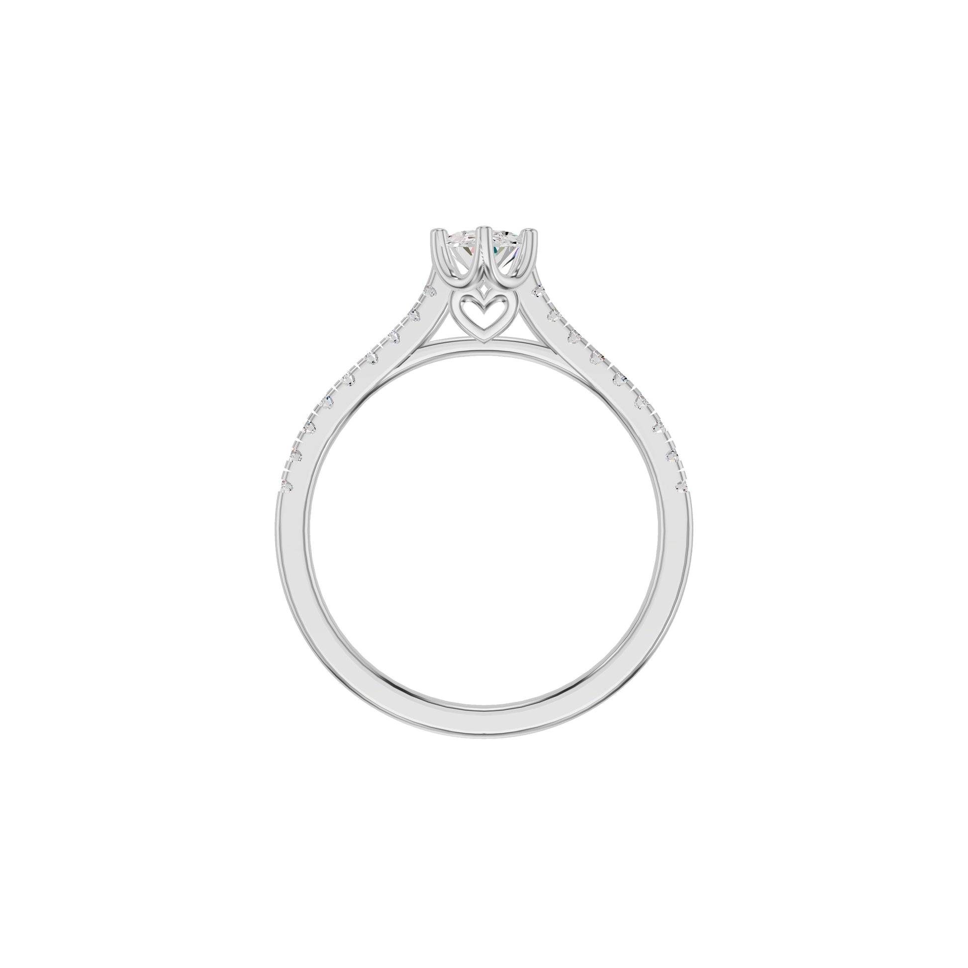 DLR002381 18 KT / White Gold / 18