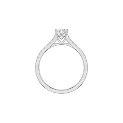 DLR002381 18 KT / White Gold / 18