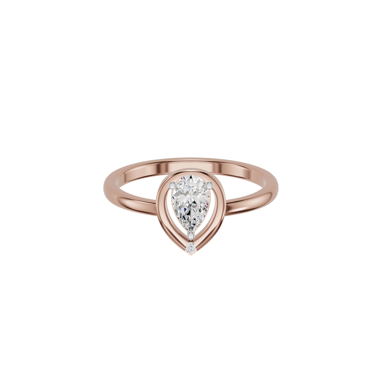 DLR002382 18 KT / Rose Gold / 18