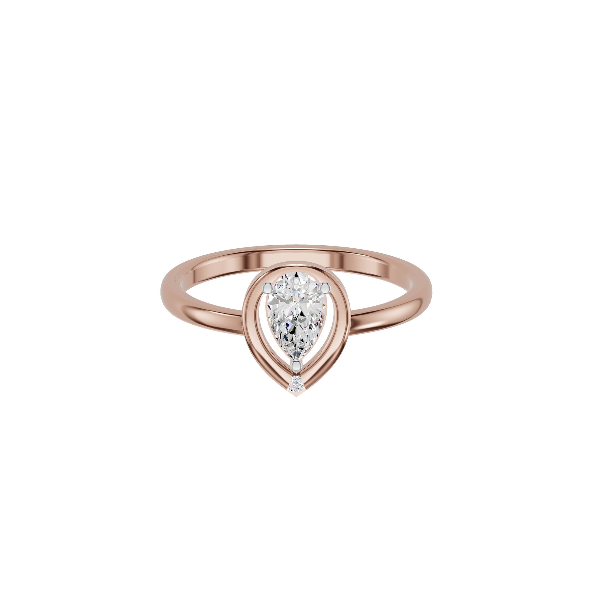 DLR002382 18 KT / Rose Gold / 18