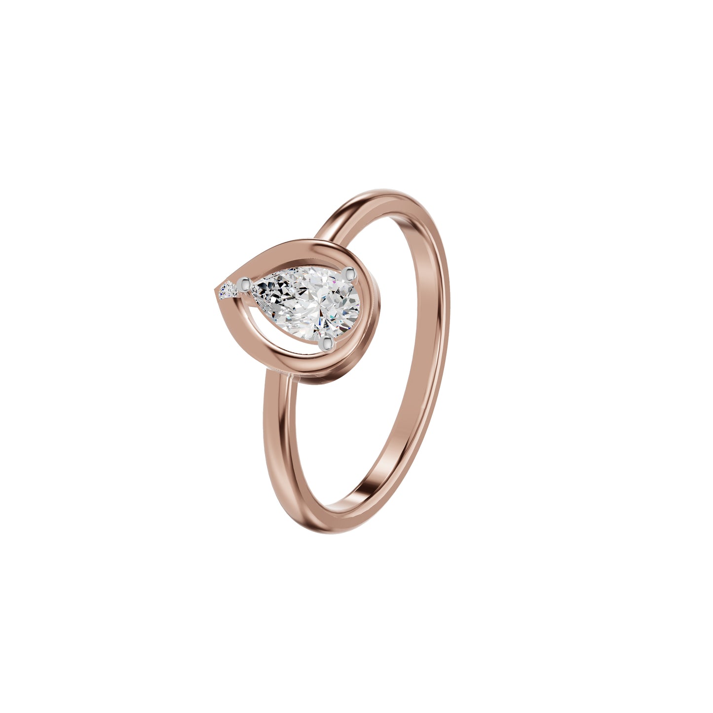 DLR002382 18 KT / Rose Gold / 18