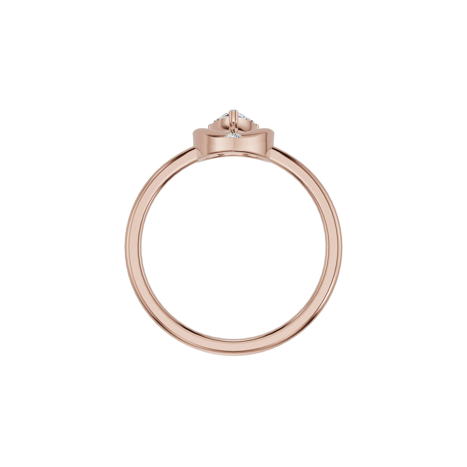 DLR002382 18 KT / Rose Gold / 18