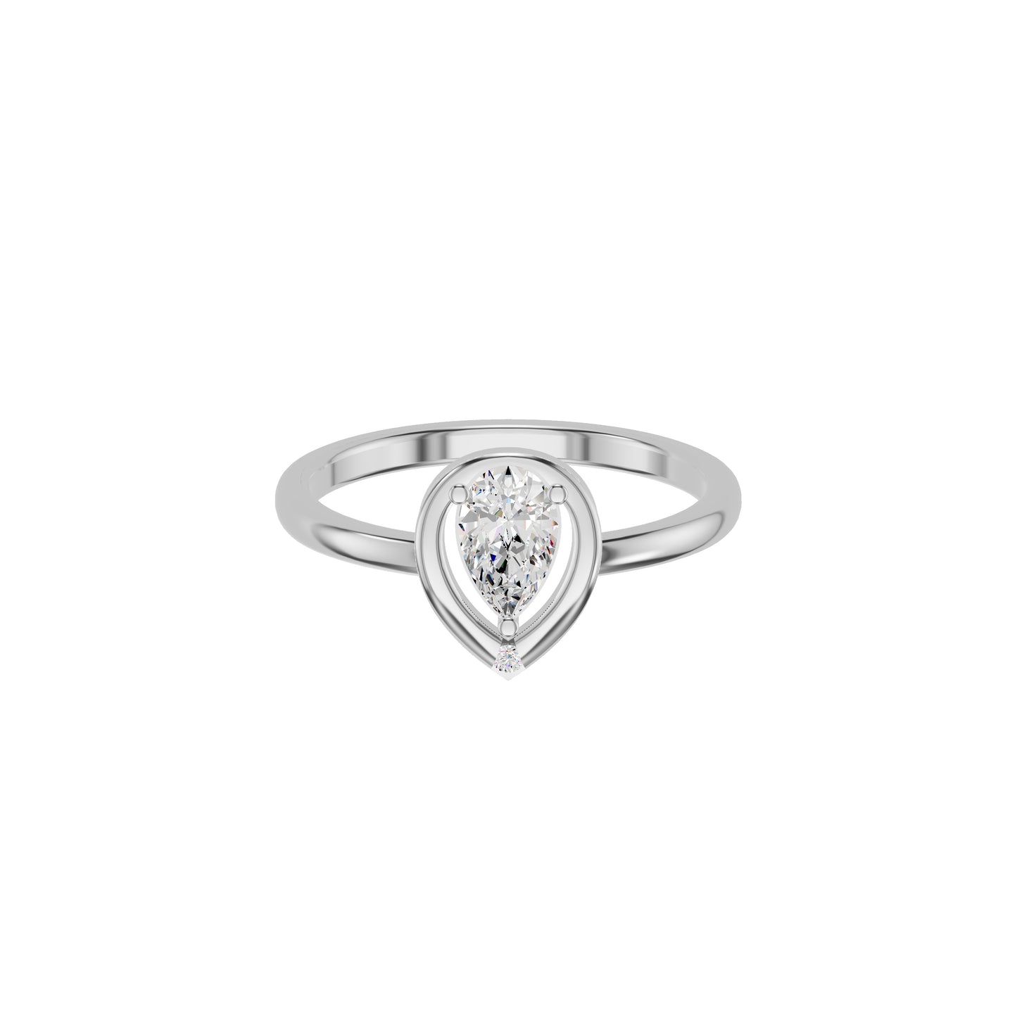 DLR002382 18 KT / White Gold / 18