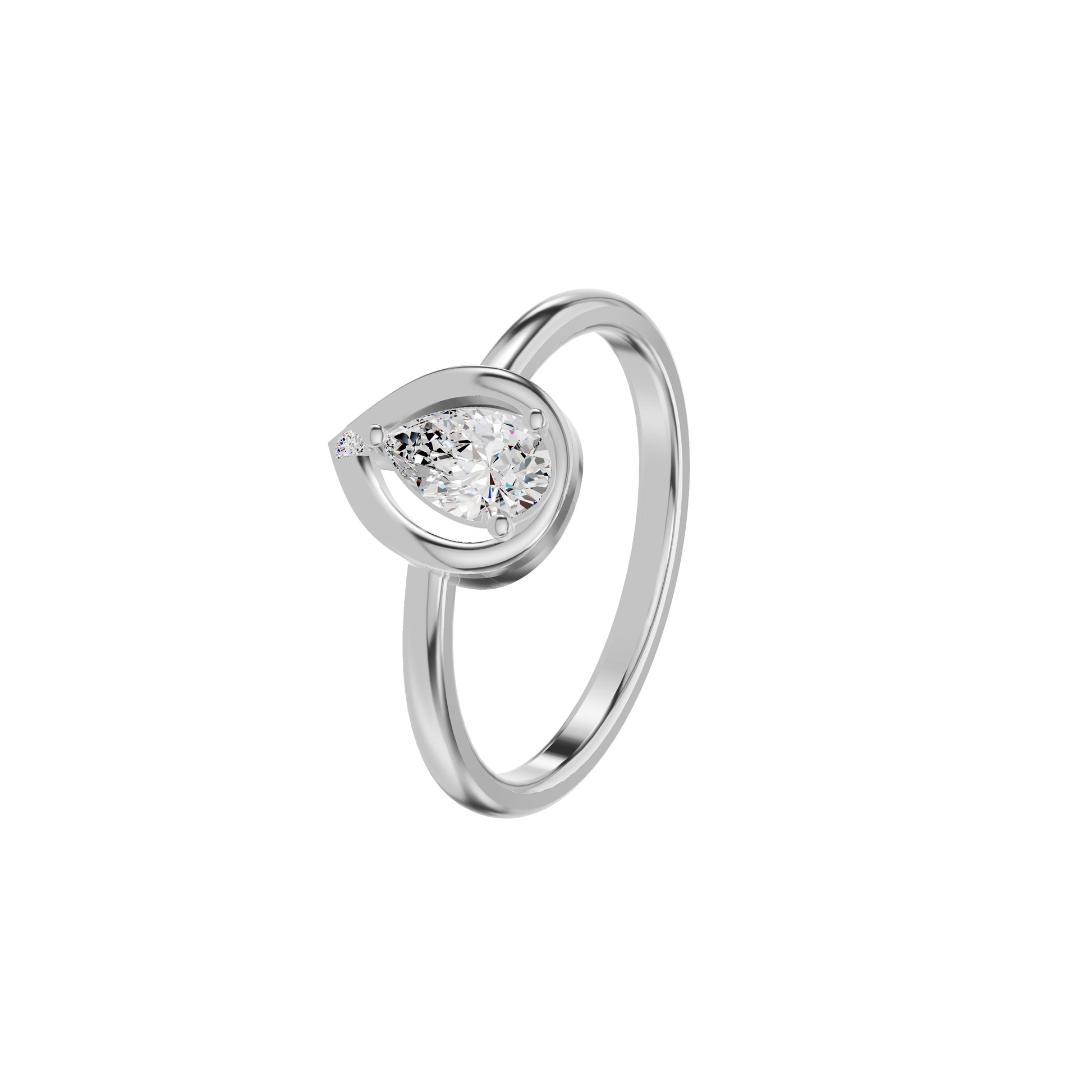 DLR002382 18 KT / White Gold / 18