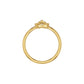 DLR002382 18 KT / Yellow Gold / 18