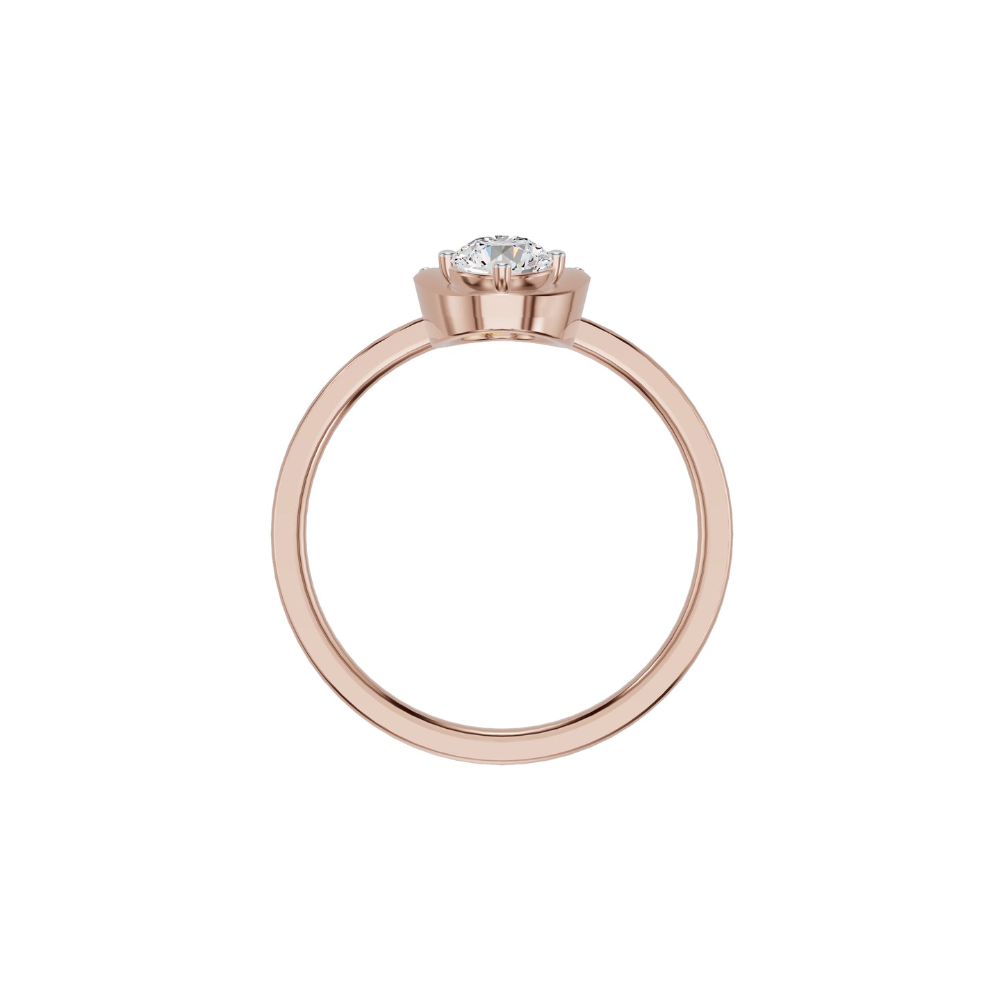 DLR002383 18 KT / Rose Gold / 18
