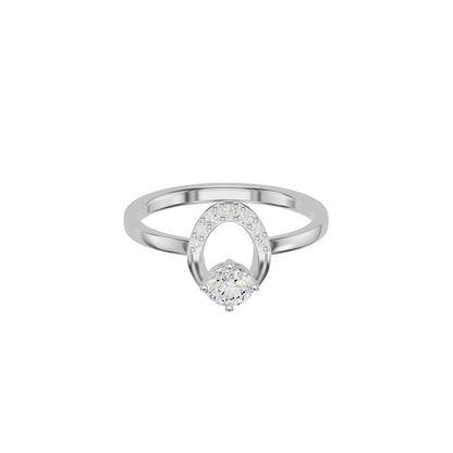DLR002383 18 KT / White Gold / 18