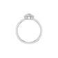 DLR002383 18 KT / White Gold / 18