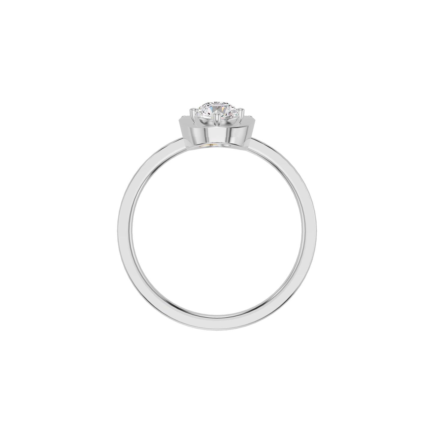 DLR002383 18 KT / White Gold / 18