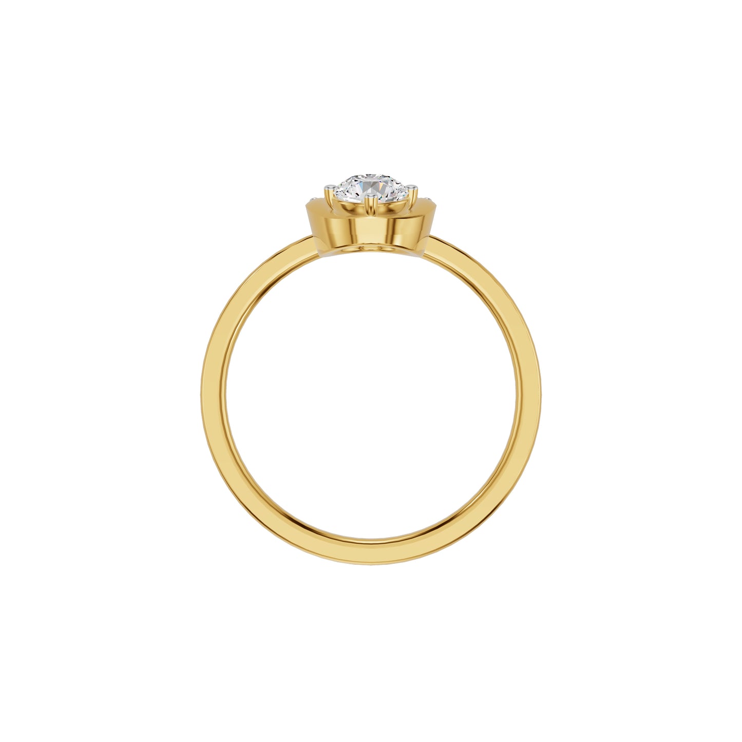 DLR002383 18 KT / Yellow Gold / 18