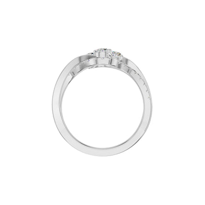 Swirlora Diamond Ring