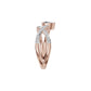 Infinity Pear Diamond Ring