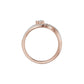 Infinity Pear Diamond Ring
