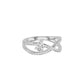 Infinity Pear Diamond Ring