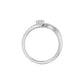 Infinity Pear Diamond Ring