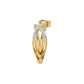 Infinity Pear Diamond Ring