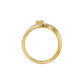 Infinity Pear Diamond Ring